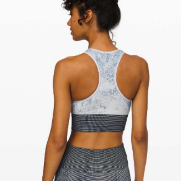 Lululemon Ebb to Train Bra - White / Black / Luna - Size 6 - Picture 3 of 6